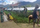 Antisipasi Banjir dan Malaria, Satgas Yonif 711/Raksatama Bersih-Bersih Saluran Air